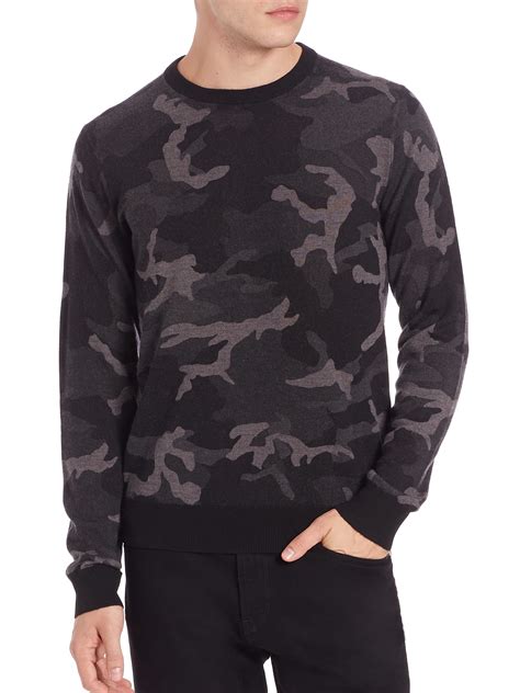 michael kors camo sweater|michael kors jumpers for men.